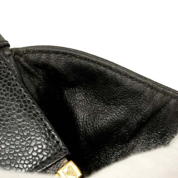 CHANEL Black Caviar Leather Shoulder Bag - Picture 13 of 16